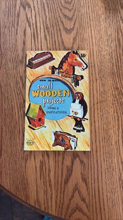 Small Wooden Project Book.