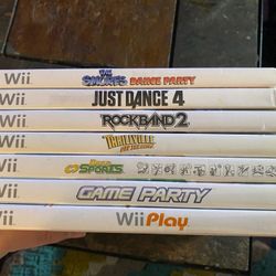 Nintendo Wii Games 15 Each
