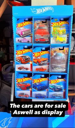 Hot wheels display 9 slots