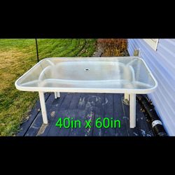 DISCOUNTED Tempered Glass Patio Table.pick Up Matawan Nj