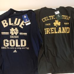 Men’s Team shirts Some NEW, Never Worn