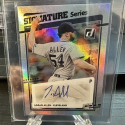 2020 Donruss Logan Allen SS-LA 