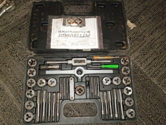 Pittsburgh 40pc Carbon Steel Tap and Die Set