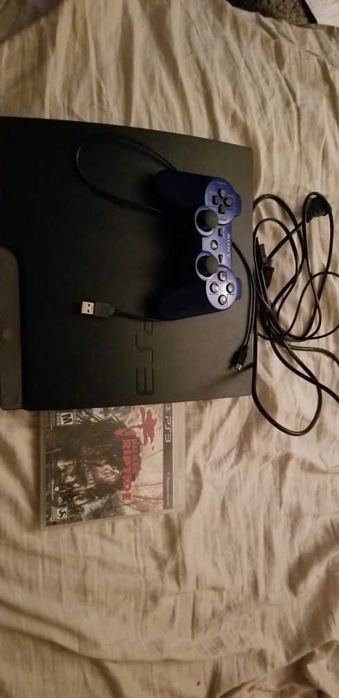 320gb PS3 Slim With Like New Controller And 50plus Games And Dlc