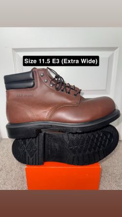 Size 11.5 Extra Wide Red Wing Supersole Steel Toe Boots