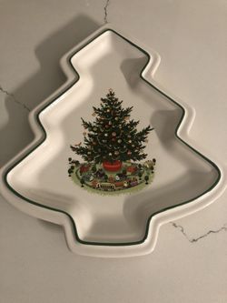Pfaltzgraff  Christmas Tree Candy Dish