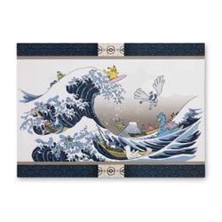 Great Wave Pikachu & Friends Pokémon Center Exclusive Puzzle 1,000 Pieces