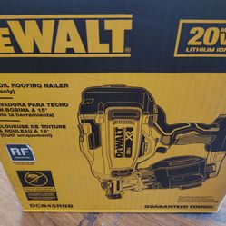 DeWalt cordless roofing nailer tool only