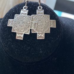 Mayan Calendar Earrings