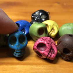 Assortment Of Skull Beads