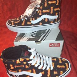 VANS Skate Sk8-Hi Men's Thrasher Black/multi Size 8 VN0A5FCCBML New