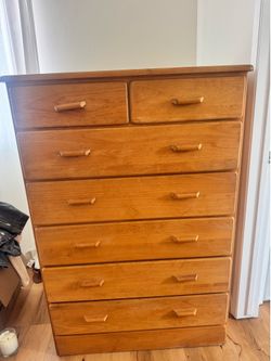 7 Drawer Wooden Dresser