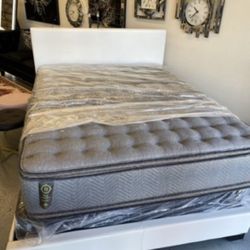 Furniture, Mattress, Bed, Boxspring, Bunkbed, Metal Rail, Wood Slats