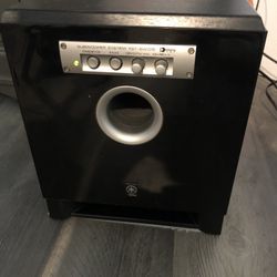 Yamaha powered subwoofer YST-SW015 home audio