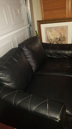 Black couch