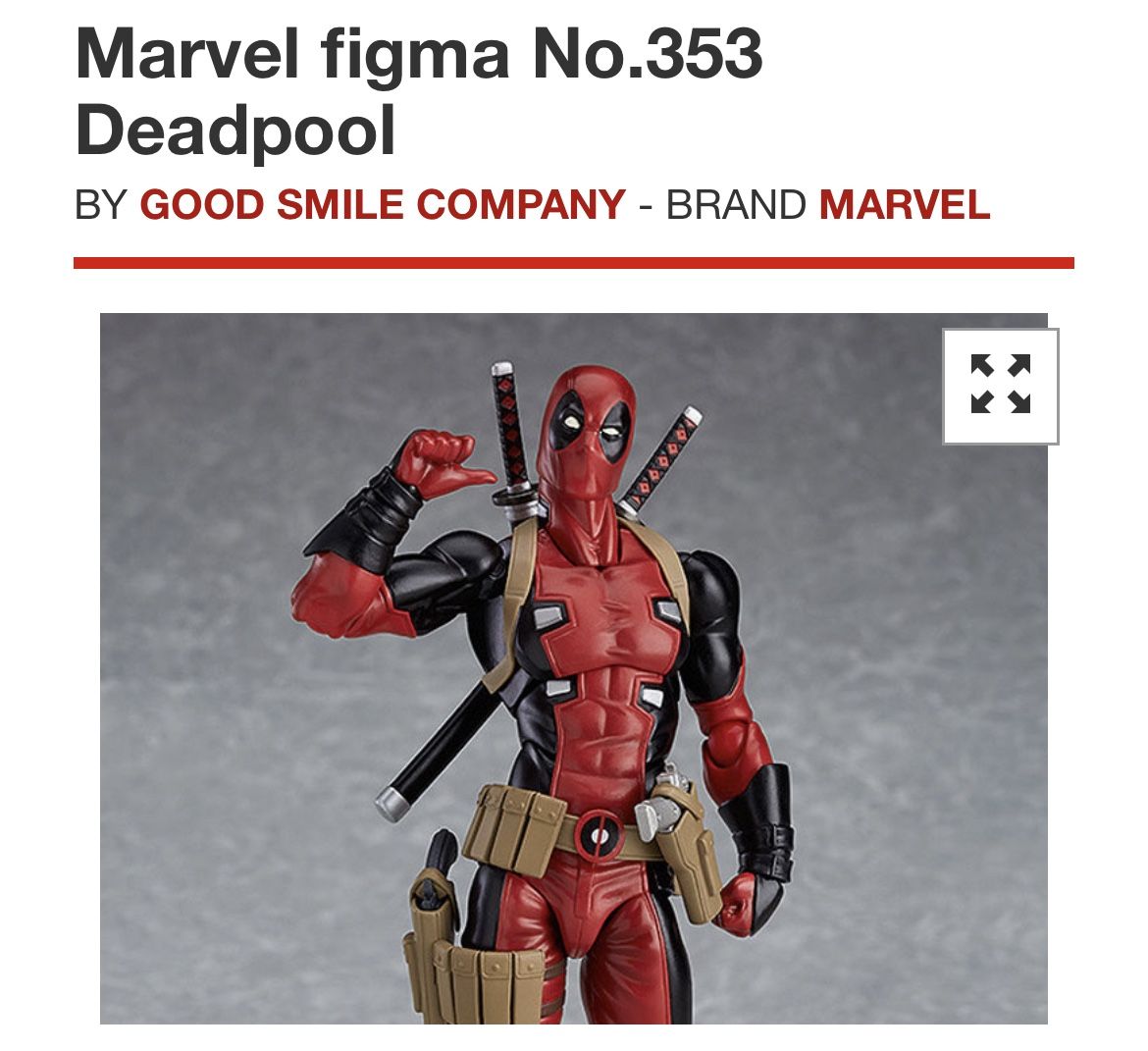 Deadpool Marvel - Figma