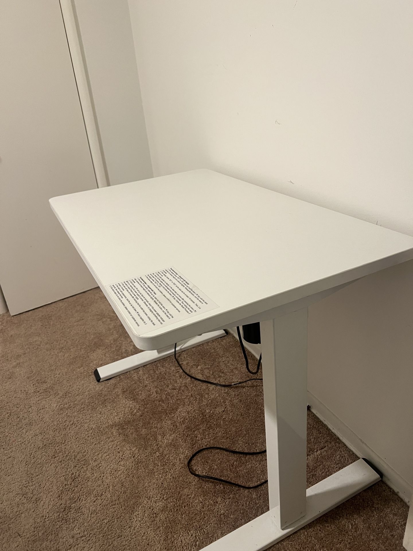 White Amazon Standing Desk