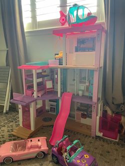 Barbie Dreamhouse Playset with Vehicles