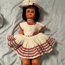 Antique 25” German Carnival Doll