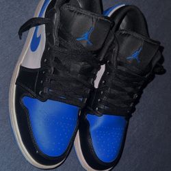 Nike Air Jordan 1 Low White/Royal Blue/Black