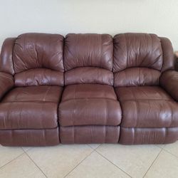 Leather Couch 
