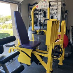 Strive Prime Smart Strength Seated Leg Press w/505 lb. Stack & Adjustable Cam