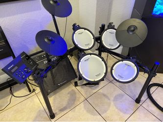 Roland V- Drums, headphones and drum monitor