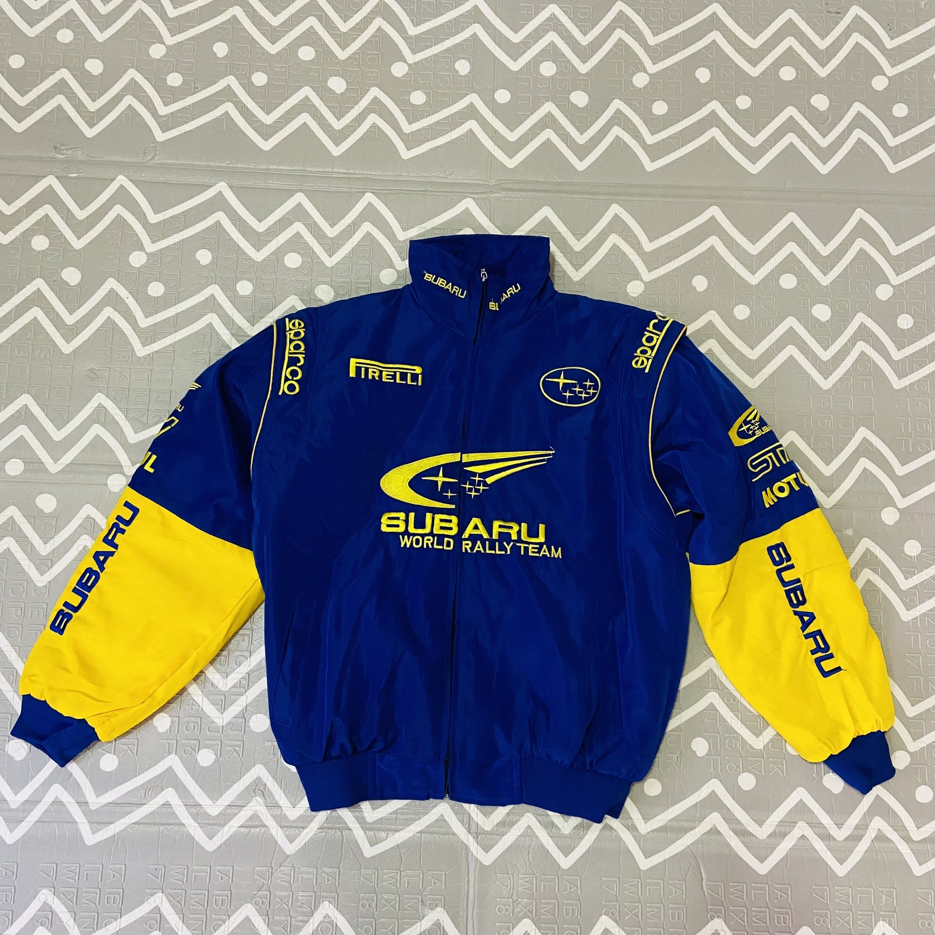 Vintage Retro Subaru F1 Formula 1 Racing NASCAR Jacket