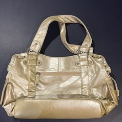 AOLIBO Metallic Gold Shoulder / Hobo Bag