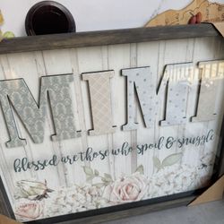 Mimi framed wall Decor New