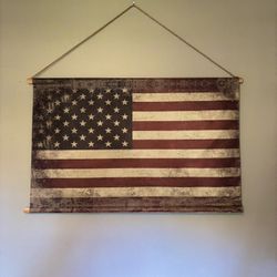 BRAND NEW American Flag Fabric Wall Decor