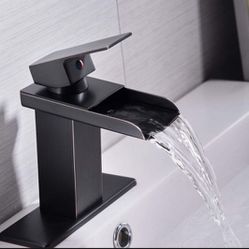 Bathroom Sink Faucet With Hose, Oil Rubbed Bronze