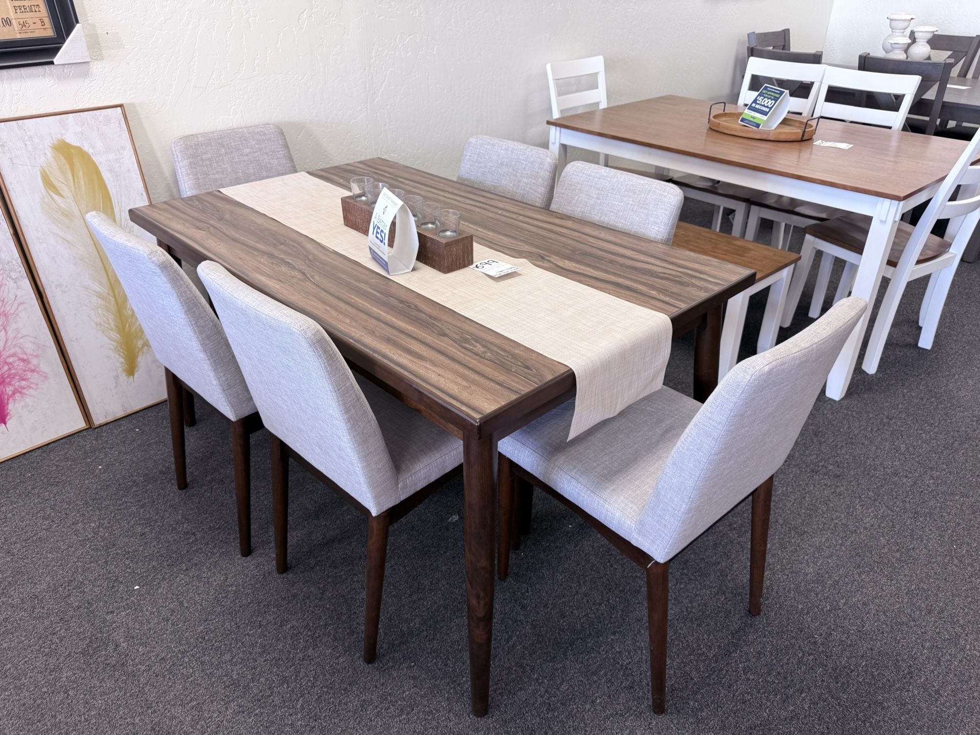 Dining Set With 6 Chairs