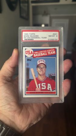 1985 Topps Mark McGuire 84’ USA Baseball Team