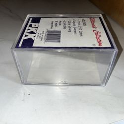 PKK Ultimate Collection Trading Card Storage Box Acrylic (New In Sealed Packaging)