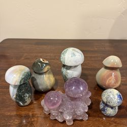 Crystal mushroom bundle
