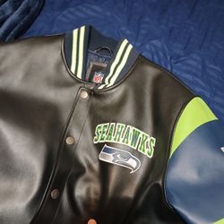 Seahawks Leather Jacket 