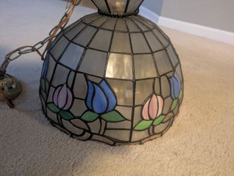 Tiffany ceiling lamp $150