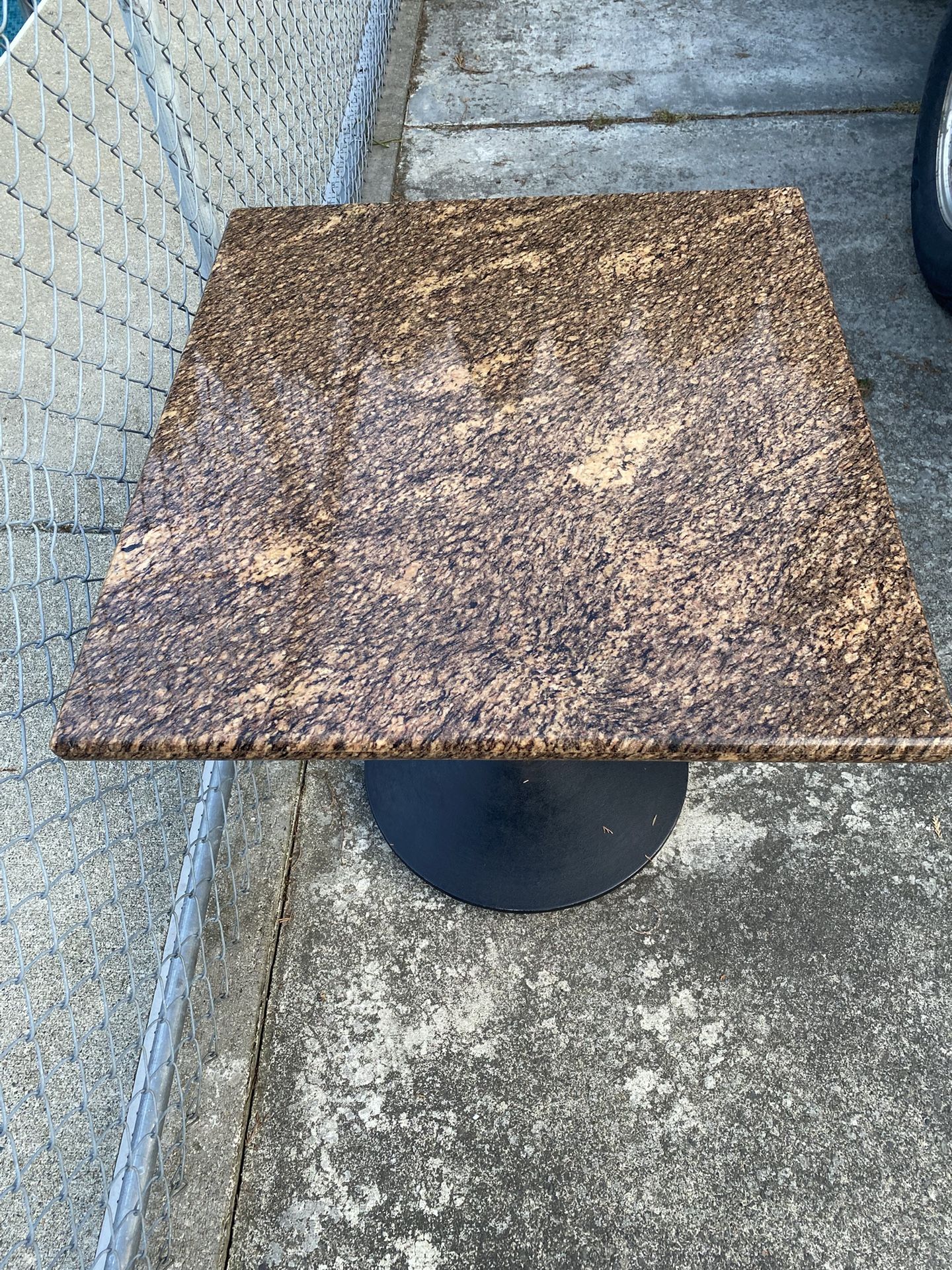 Granite Top Table