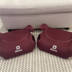 2 Lightly used Backless Booster Car seats 