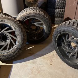 Toyota Tacoma.    Tires. R Chevy