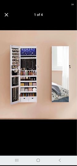 Jewelry Cabinet with LED Lights