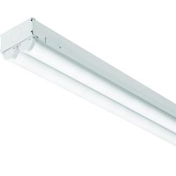 Lithonia Lighting 4ft Light Fixture, LED Strip Light, MVOLT, 4000K Cool White Light 4-Foot, 2-Light, White (MNSL L48 2LL MVOLT 40K 80CRI M6)