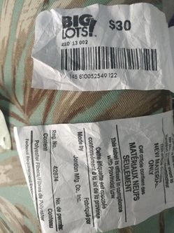 NEW one Reversible Outdoor Settee Cushion

