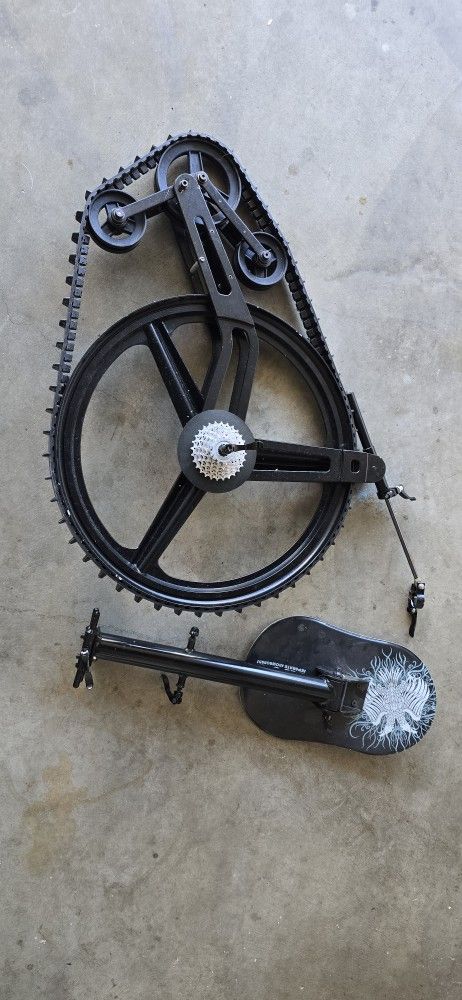 Gasbike/Ktrak snow bikt conversation kit