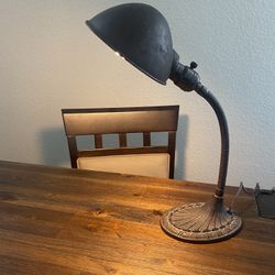 Vintage Metal Desk Lamp
