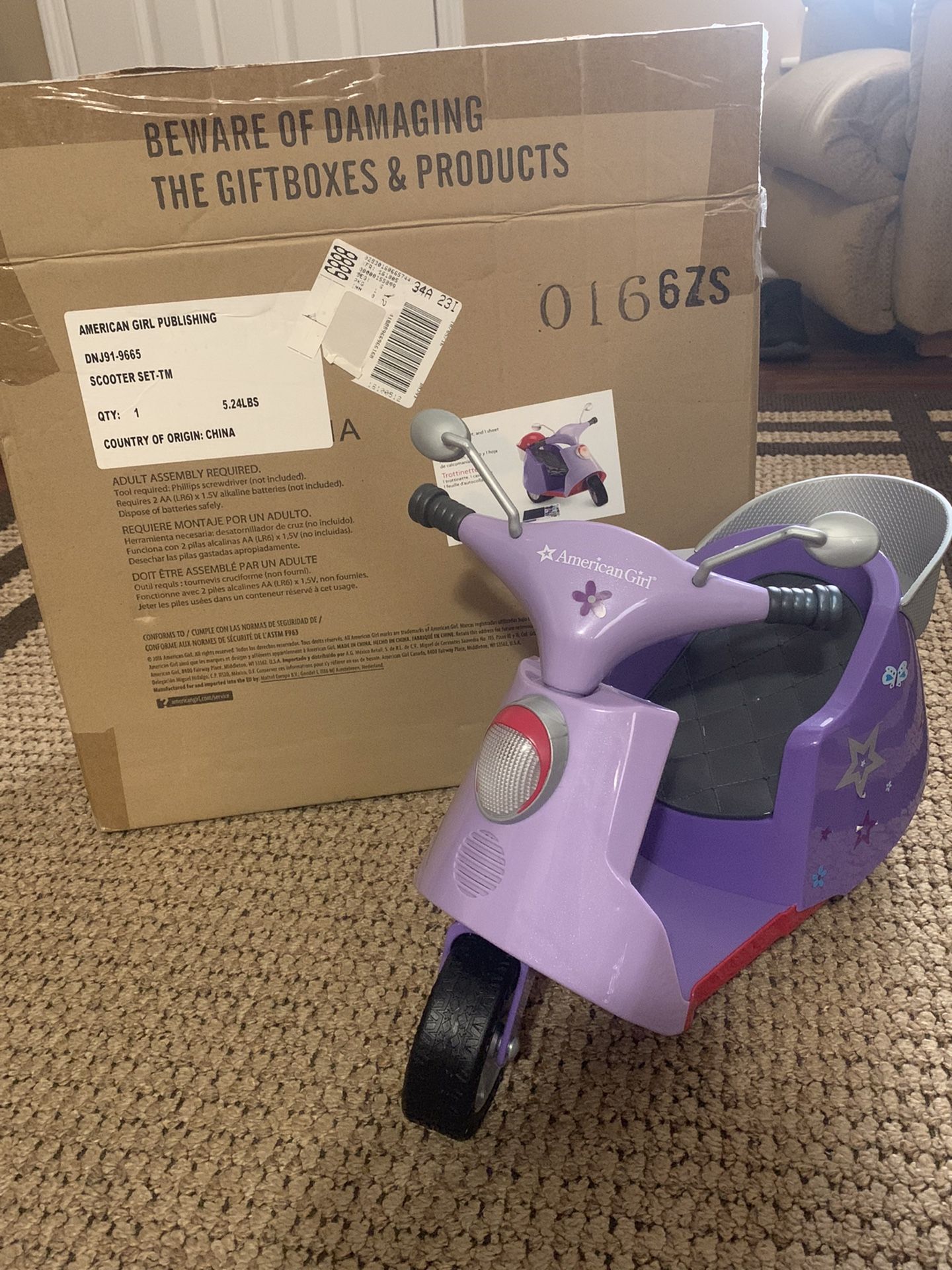 American girl doll scooter