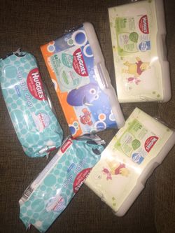 ALL THESE HUGGIES WIPES FOR $10