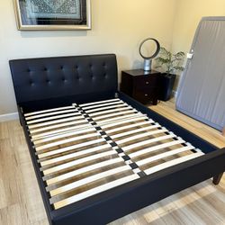 Queen Size Bed Frame With Headboard