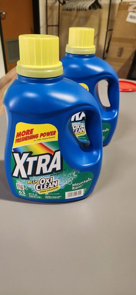 Laundry Detergent. Xtra plus OxiClean 97.7 FL Oz
